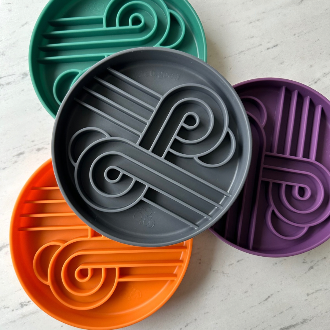 Zoomies Slow Feeder Bowl - Blackberry