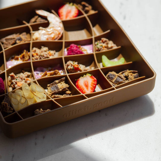 Wavies Slow Feeder Bowl - Carob