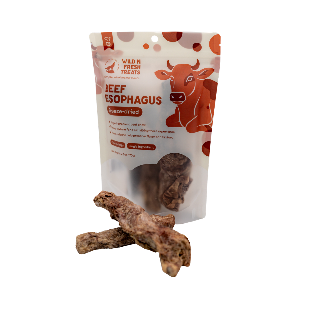 Freeze-Dried Beef Esophagus Chew