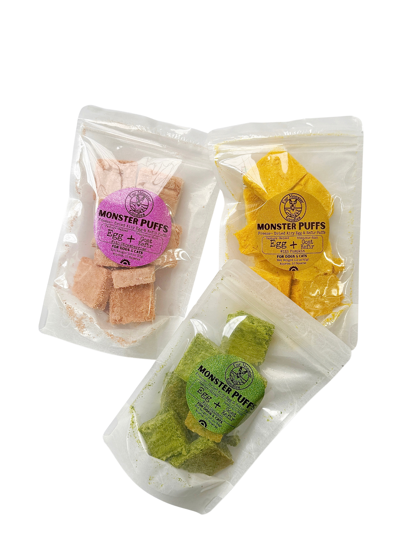 Freeze-Dried Organic Egg & Goat Kefir - Organic Strawberry