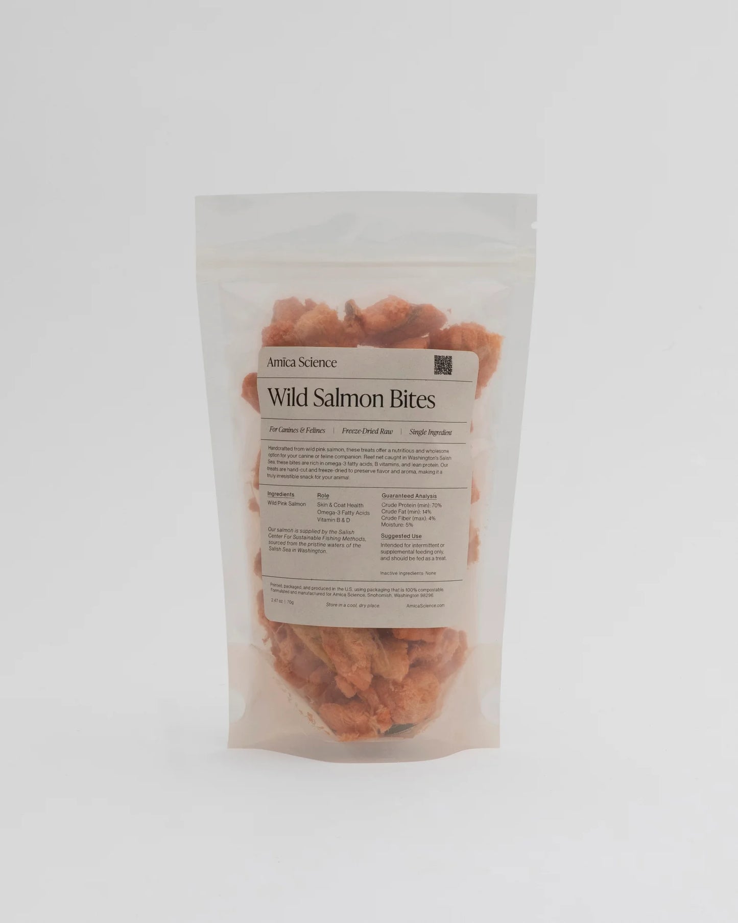 Freeze-Dried Wild Salmon Bites