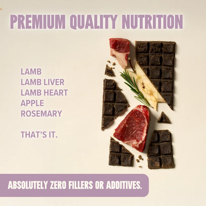 Lamb Treat & Snack Bar for Active Dogs - Energy & Recovery
