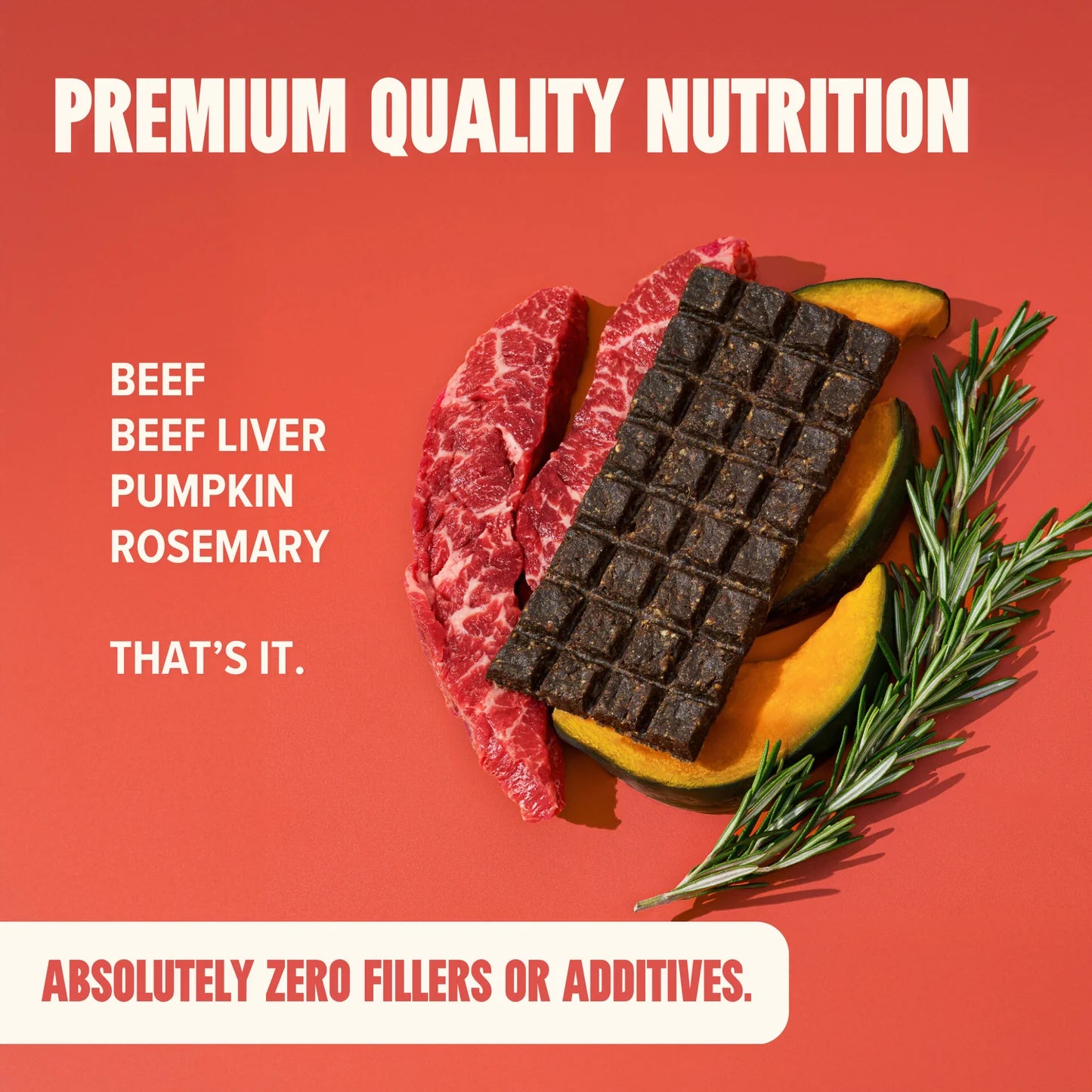 Beef Treat & Snack Bar for Active Dogs - Energy & Recovery