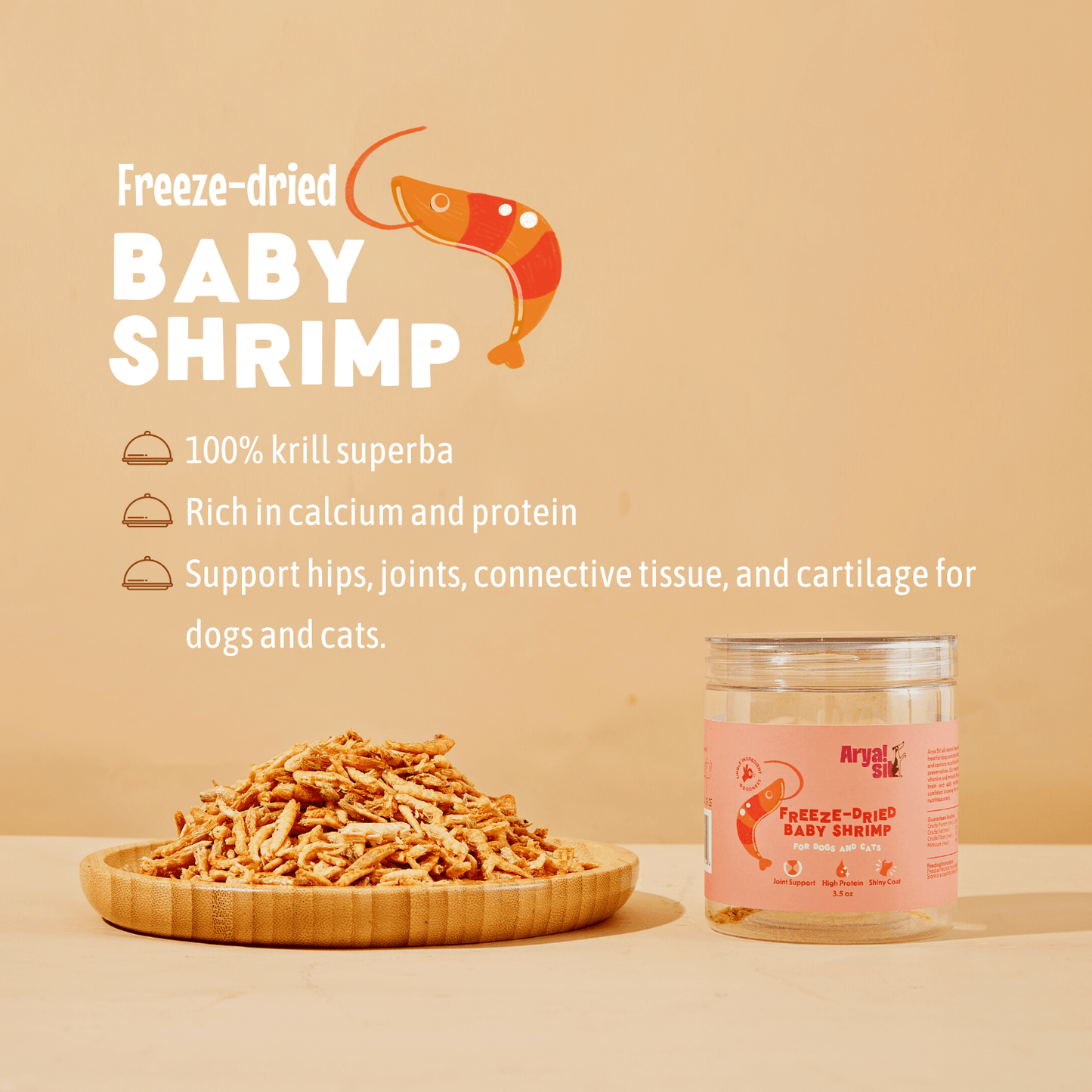 Freeze-Dried Baby Shrimp