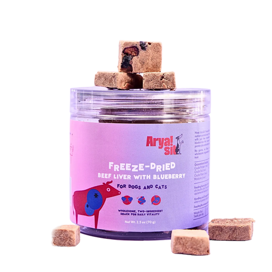 Freeze-Dried Beef Liver with Blueberry