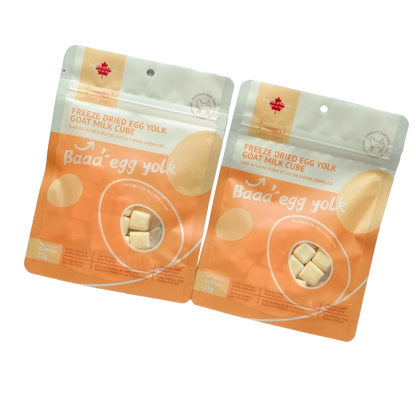 Freeze-Dried Egg Yolk Goat Milk Cube