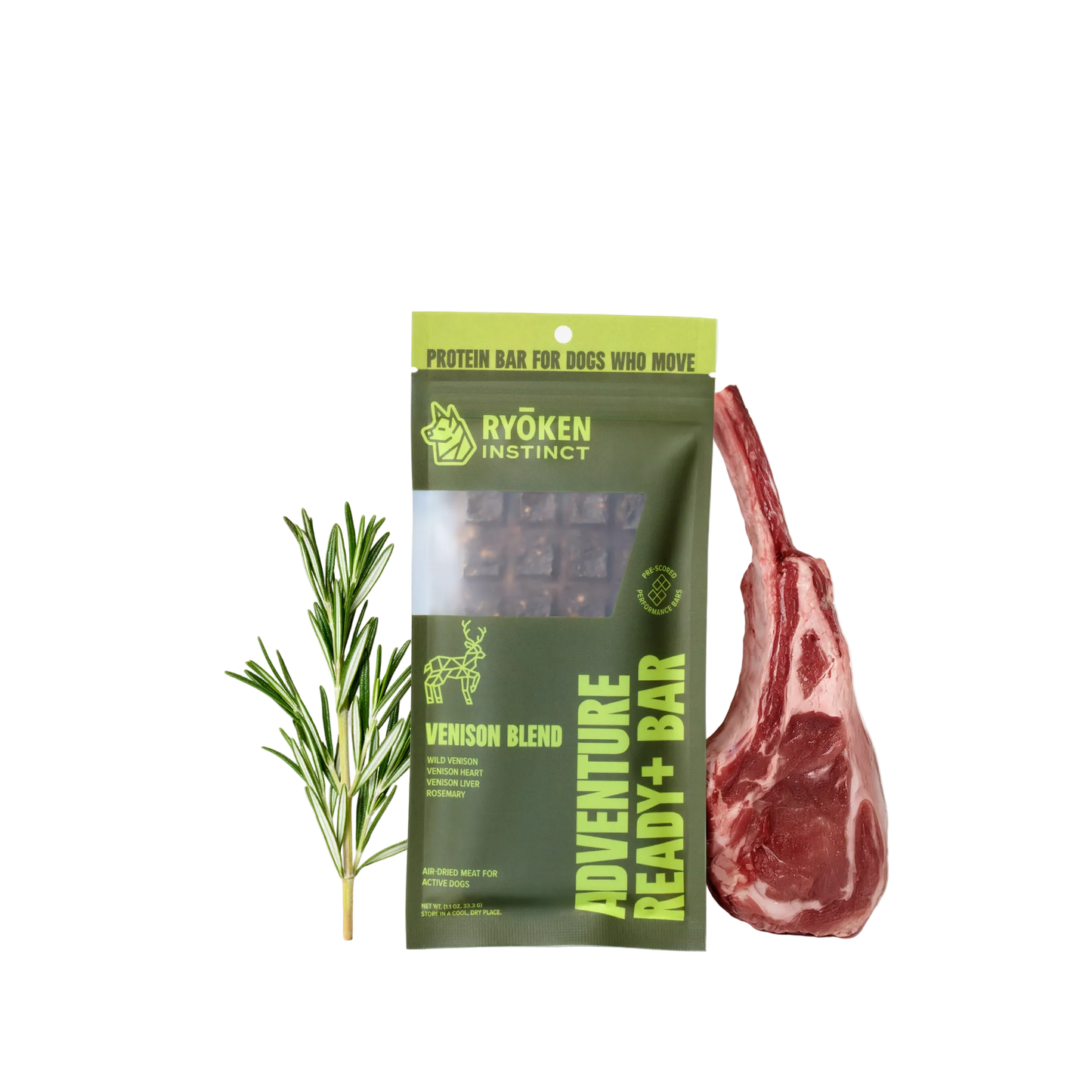 Venison Energy & Recovery Bar - Active Dogs