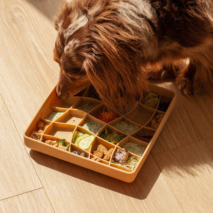 Wavies Slow Feeder Bowl - Mushroom