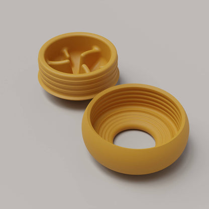 Pebble Puzzle Toy: Slow Feeder + Treat Dispenser