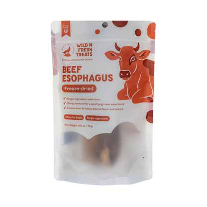 Freeze-Dried Beef Esophagus Chew