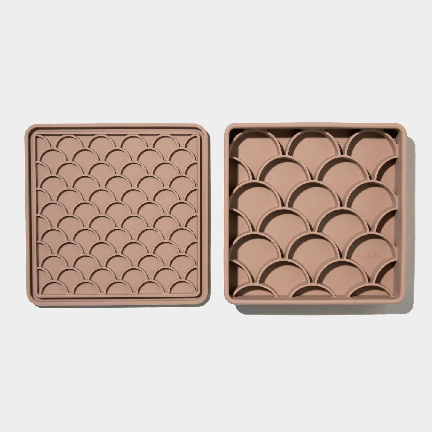 3-in-1 Fish Scale Slow Feeder Bowl - Fig