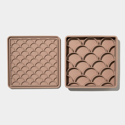 3-in-1 Fish Scale Slow Feeder Bowl - Fig