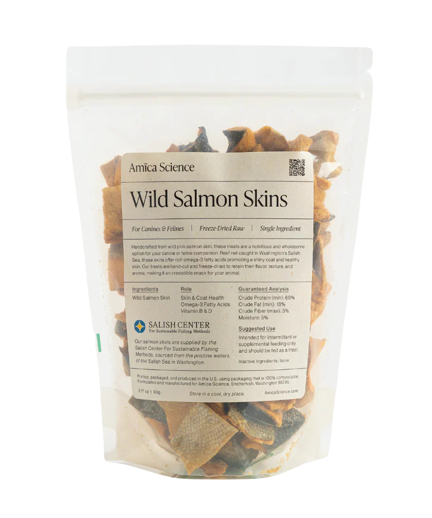 Freeze-Dried Wild Salmon Skins