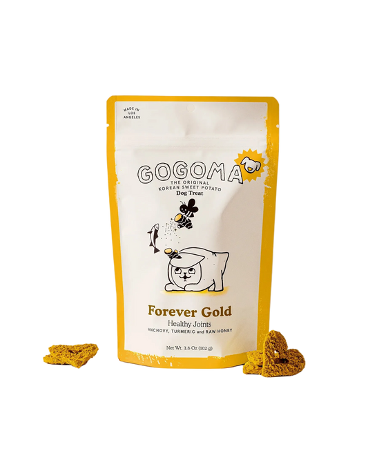 Forever Gold: Turmeric + Anchovy Treat for Mobility