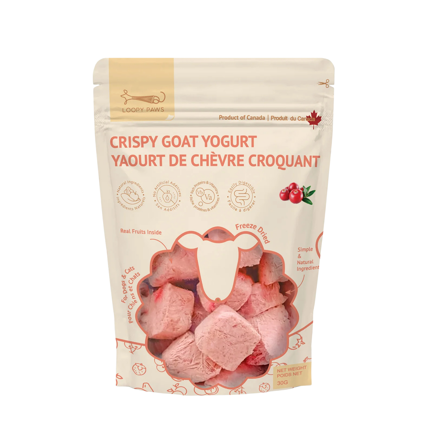Crispy Goat Yogurt - Cranberry