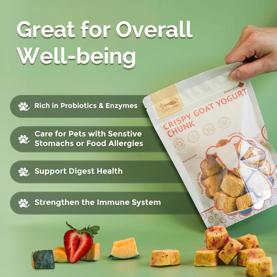 Crispy Goat Yogurt - Pumpkin + Strawberry