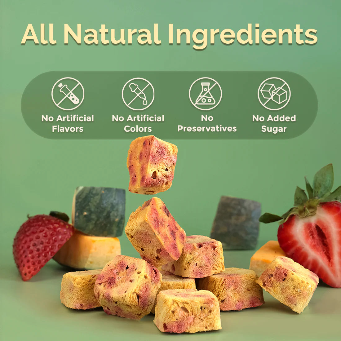 Crispy Goat Yogurt - Pumpkin + Strawberry