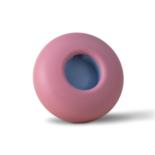 Pebble Puzzle Toy: Slow Feeder + Treat Dispenser