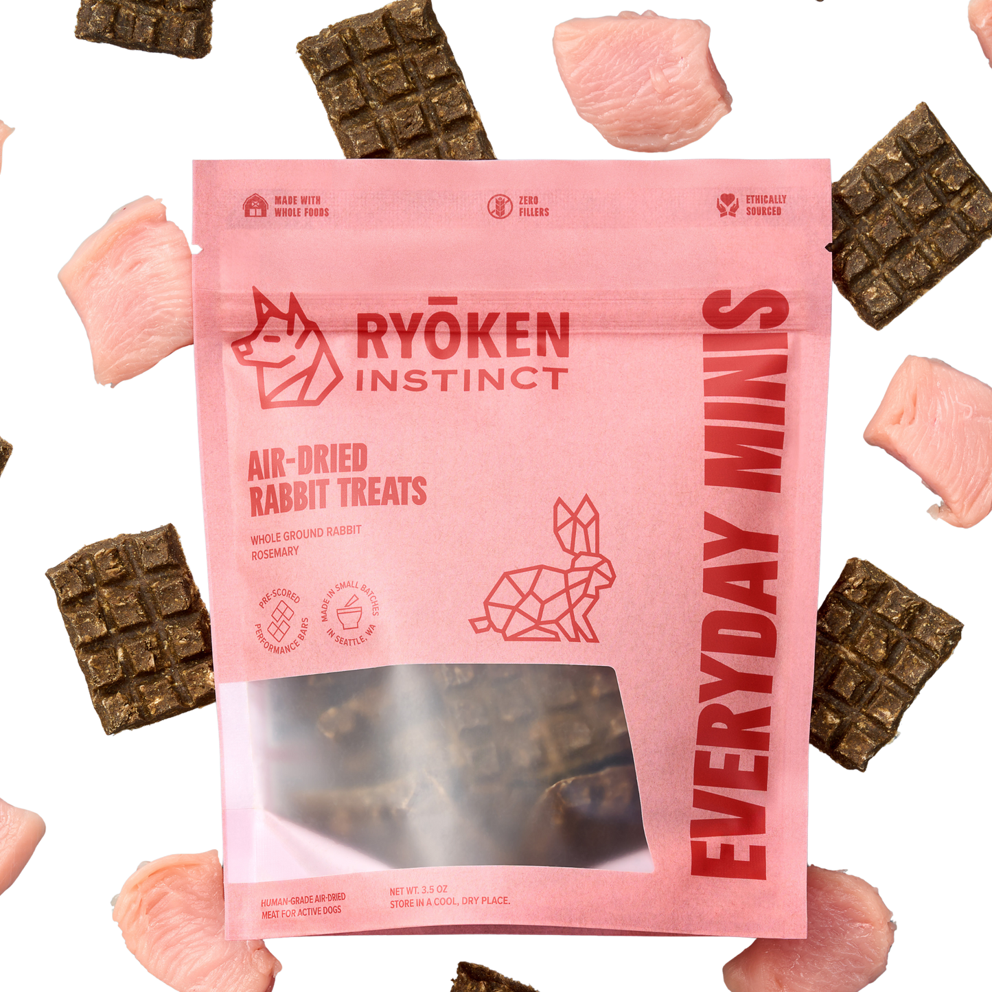 Rabbit Mini Training Treats - Low-Calorie