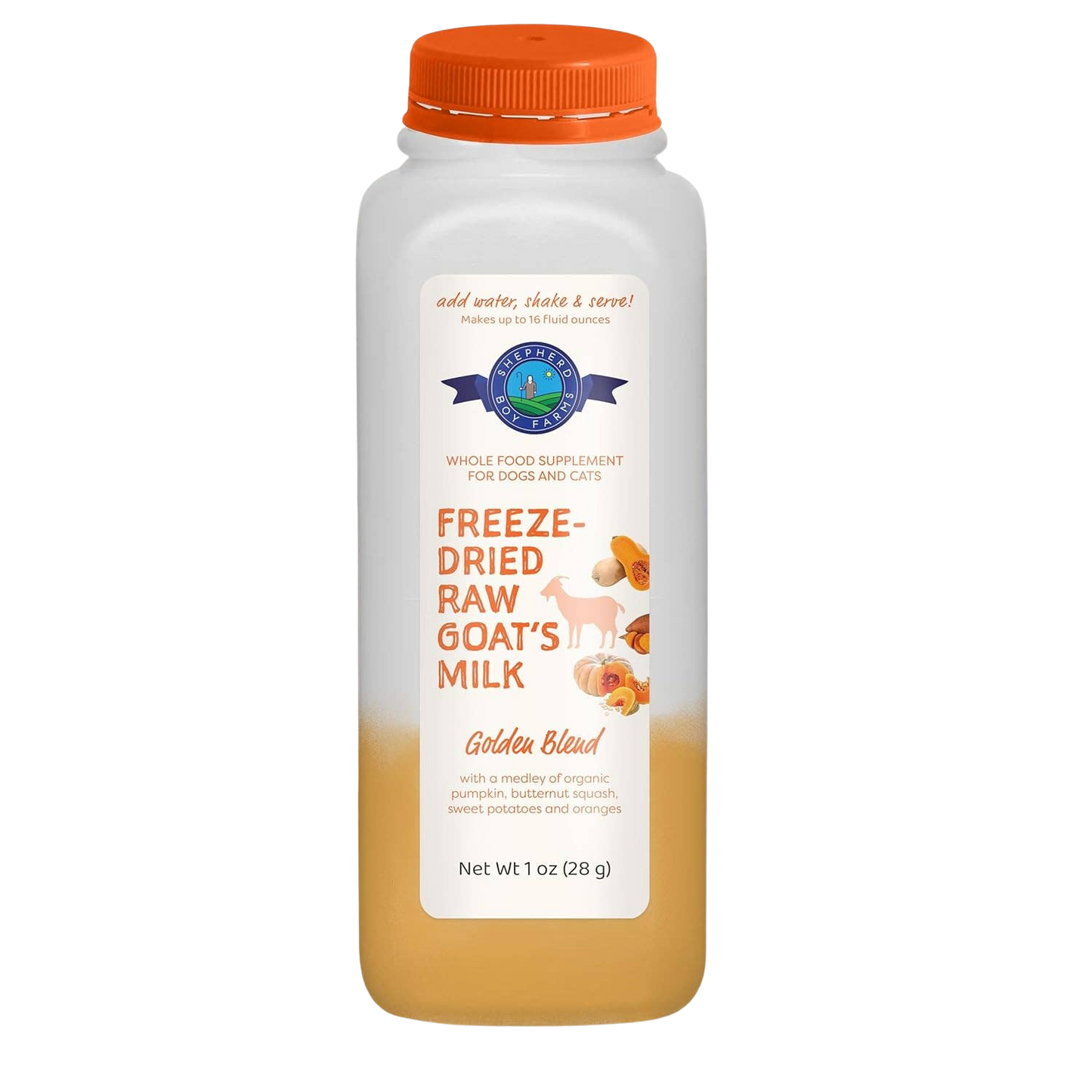 Freeze-Dried Raw Goat Milk - Golden Blend