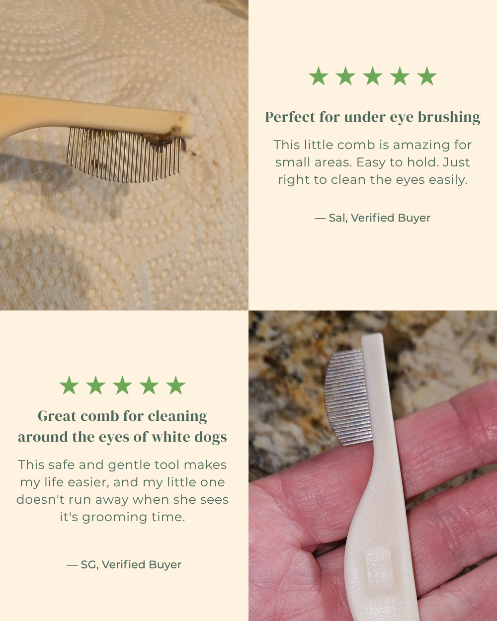 Pet Facial & Eye Comb