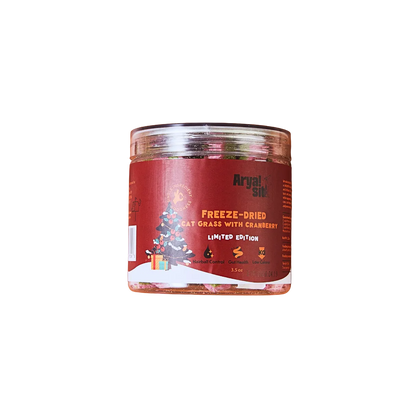 Freeze-Dried Cat Grass with Cranberry