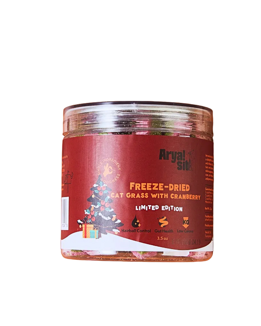 Freeze-Dried Cat Grass with Cranberry