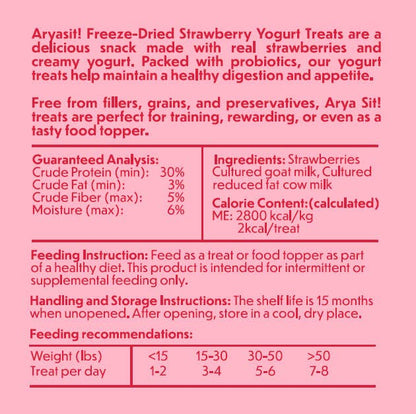 Freeze-Dried Strawberry Yogurt