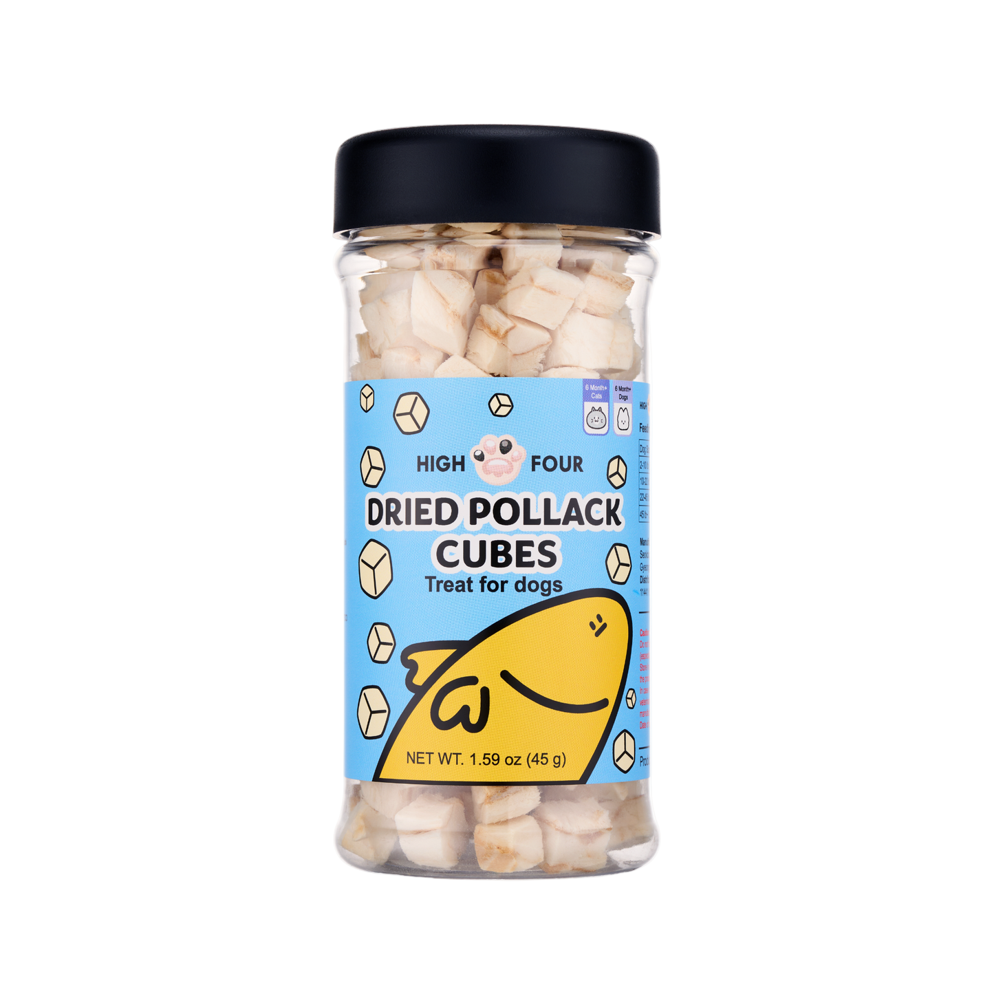 Freeze-Dried Pollack Cubes