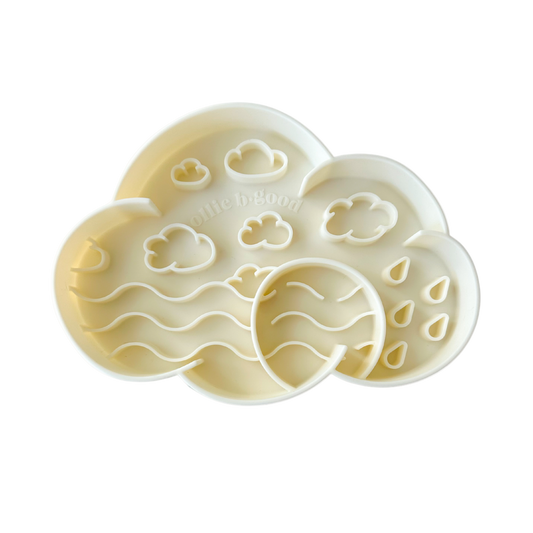 Cloud Slow Feeder Bowl - Coconut