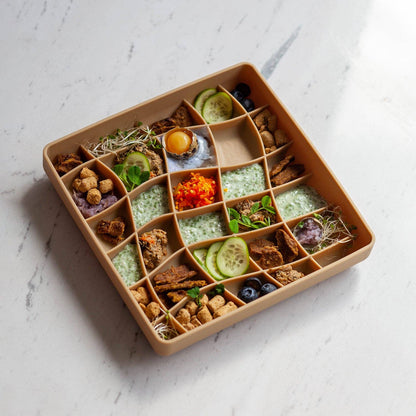 Wavies Slow Feeder Bowl - Mushroom