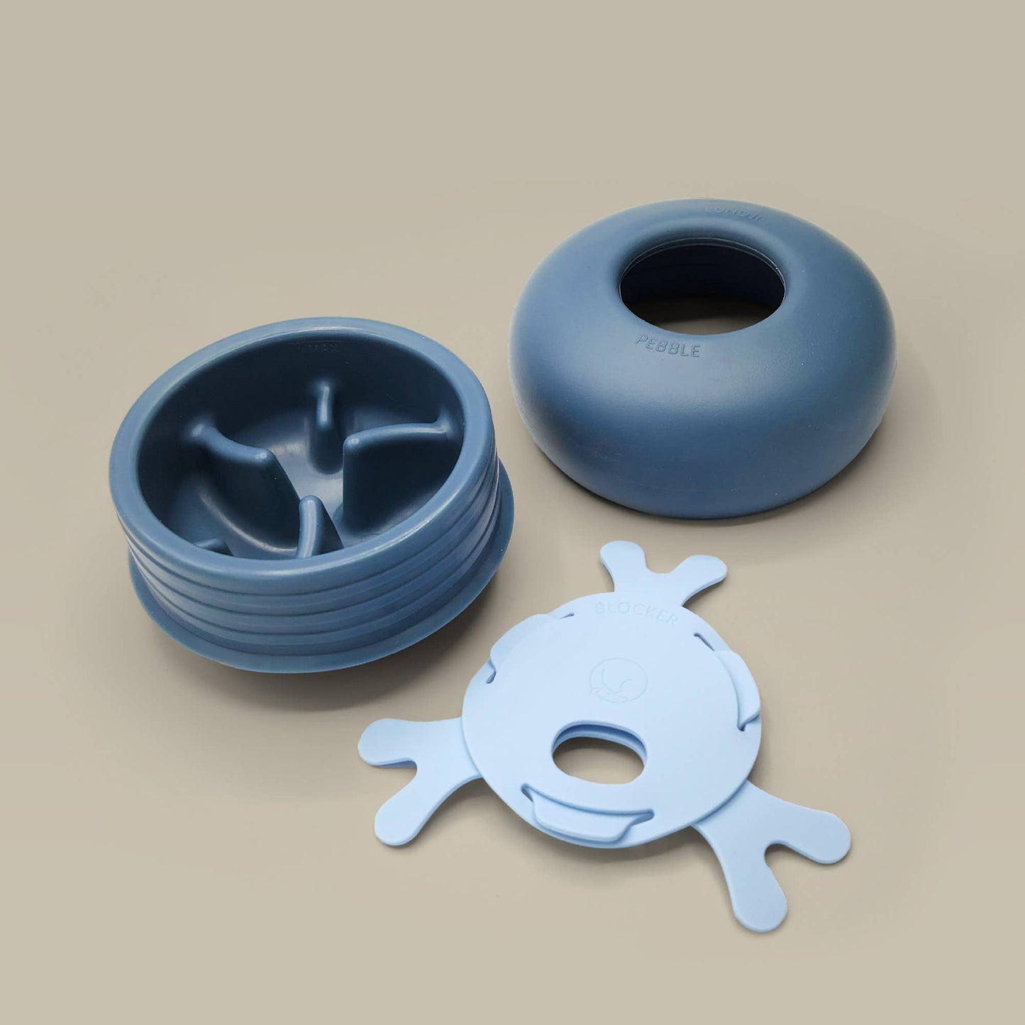 Pebble Puzzle Toy: Slow Feeder + Treat Dispenser