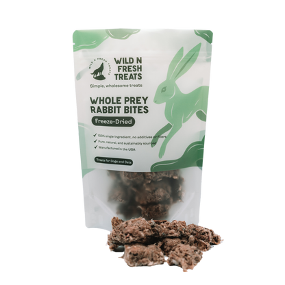 Freeze-Dried Whole Prey Rabbit Bites