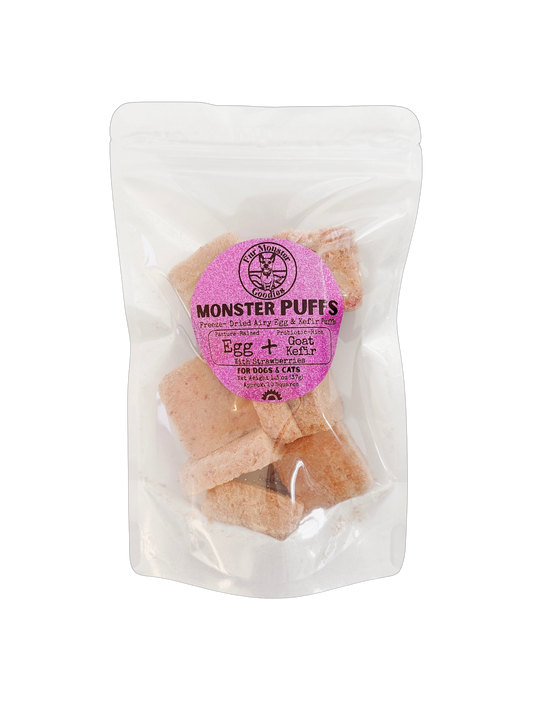 Freeze-Dried Organic Egg & Goat Kefir - Organic Strawberry