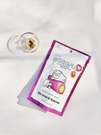 Freeze-Dried Elk Liver + Kabocha Squash Treats