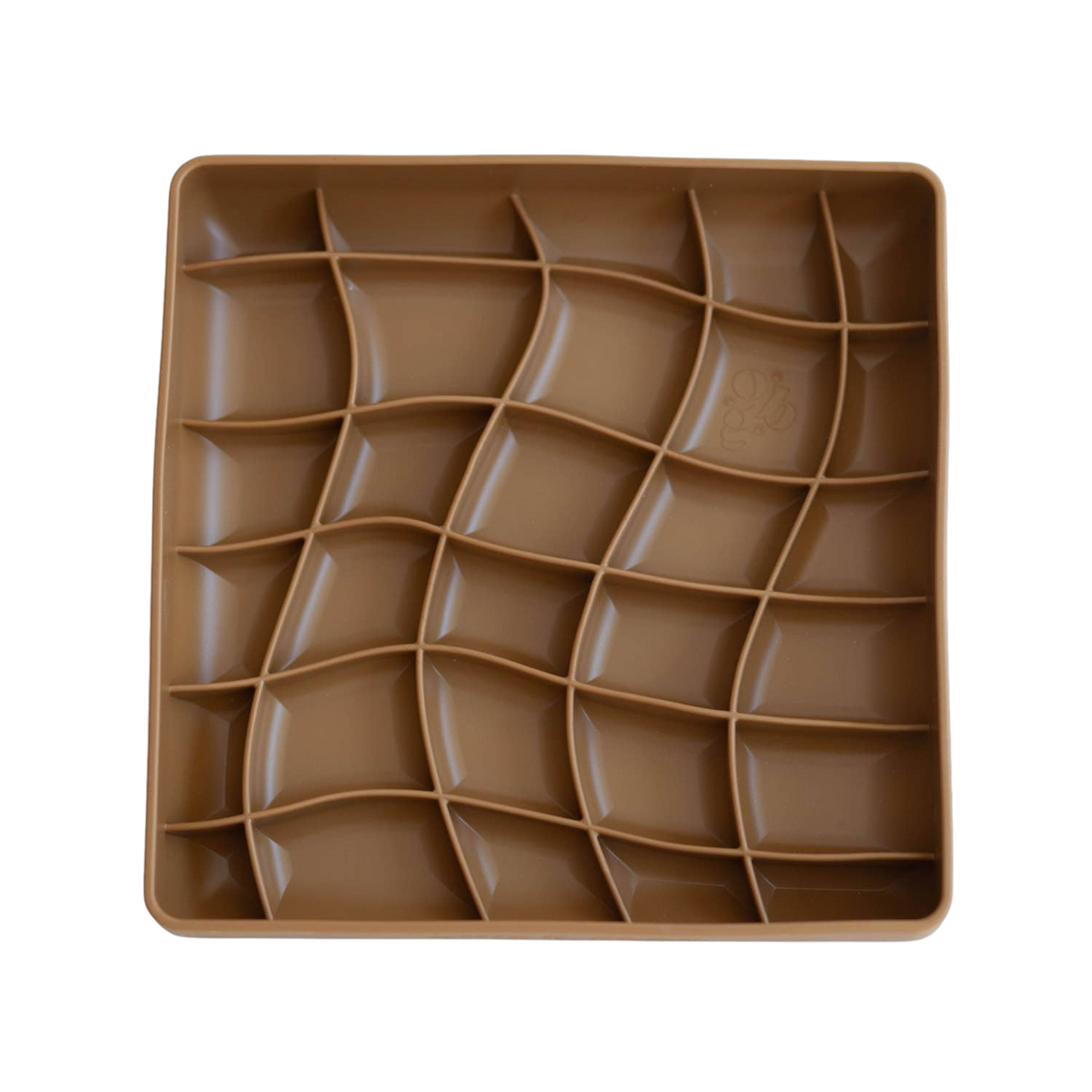 Wavies Slow Feeder Bowl - Carob