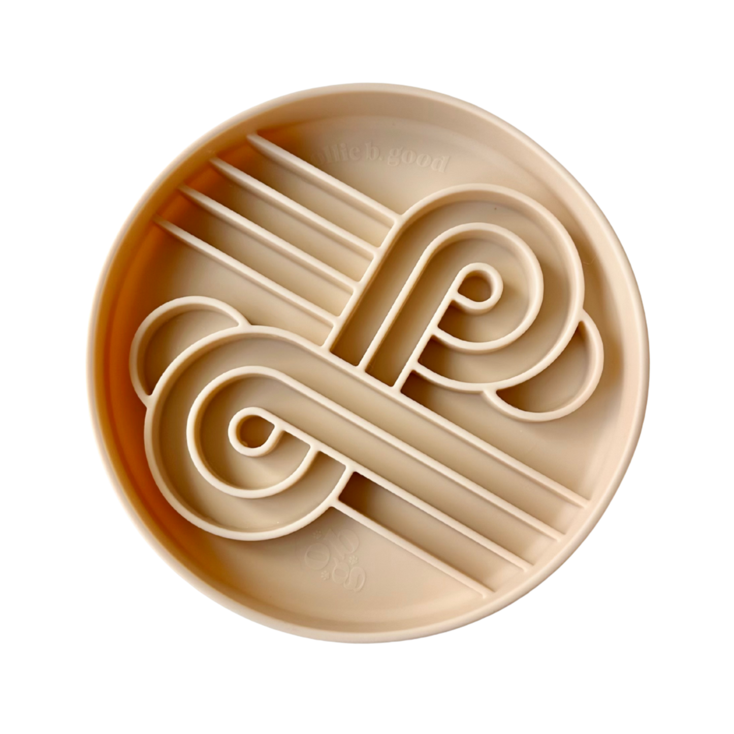 Zoomies Slow Feeder Bowl - Oatmeal